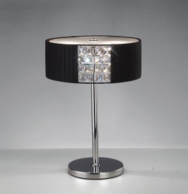 IL31170/BL  Evelyn Crystal 43cm 2 Light Table Lamp